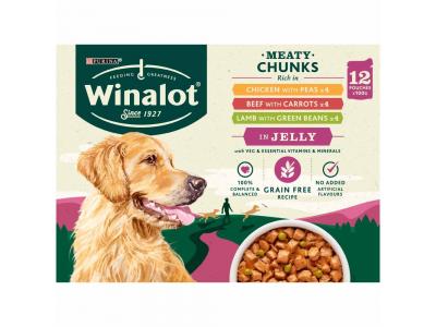Winalot Meaty Chunks in Jelly 12x100g