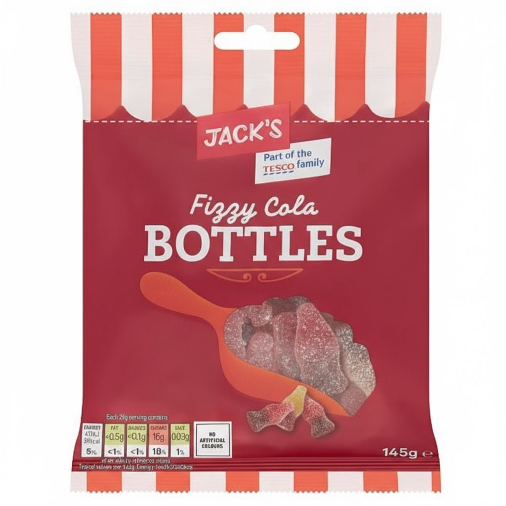 Jack's Fizzy Cola Bottles 145g