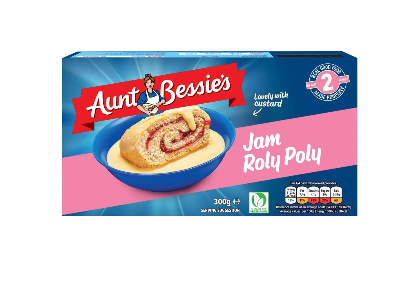 Aunt Bessie's Jam Roly Poly 300g