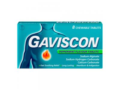 Gaviscon Peppermint 12 Tablets