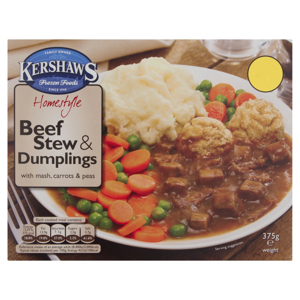Kershaw's Beef Stew & Dumplings 375g