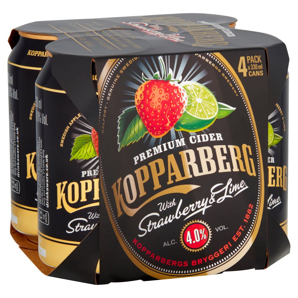 Kopparberg Strawberry & Lime 4x330ml