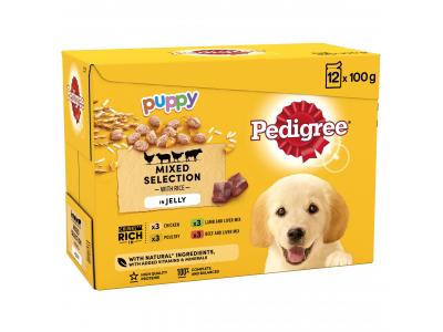 Pedigree Puppy Mixed Selection in Jelly 12x100g
