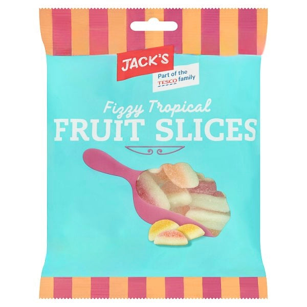 Jack's Fizzy Tropical Fruit Slices 145g