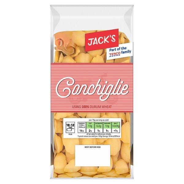 Jack's Conchiglie Pasta 500g