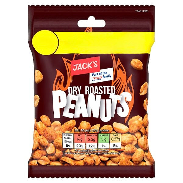 Jack's Dry Roasted Peanuts 55g