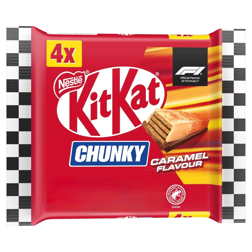 Nestle Kitkat Chunky Caramel 4x40g