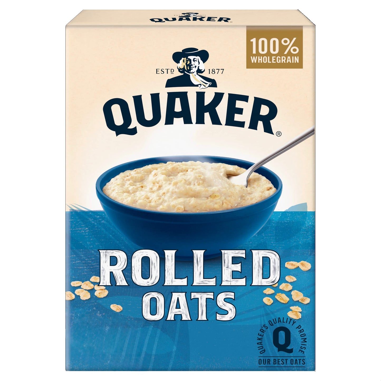 Quaker Rolled Oats Wholegrain 1kg