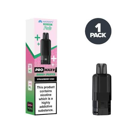 Hayati Pro Max+ 6000+Puffs Strawberry Kiwi Pods