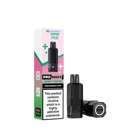 Hayati Pro Max+ Strawberry Kiwi 6000+ Puffs Pods