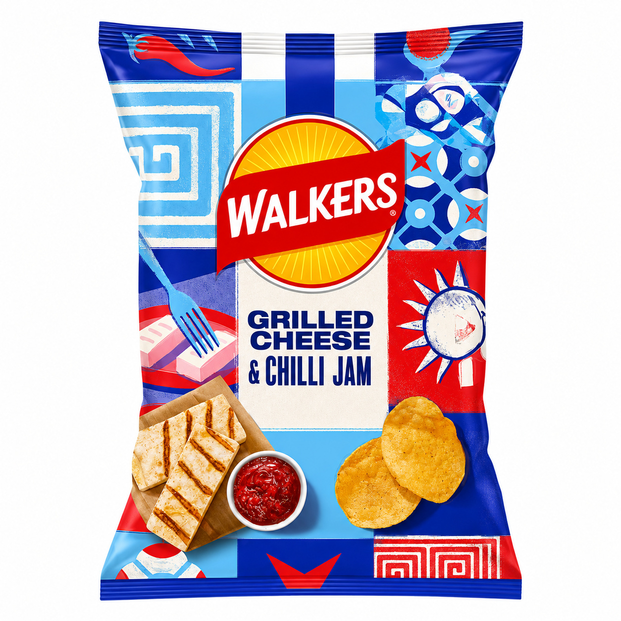 Walkers Grilled Cheese & Chilli Jam 70g
