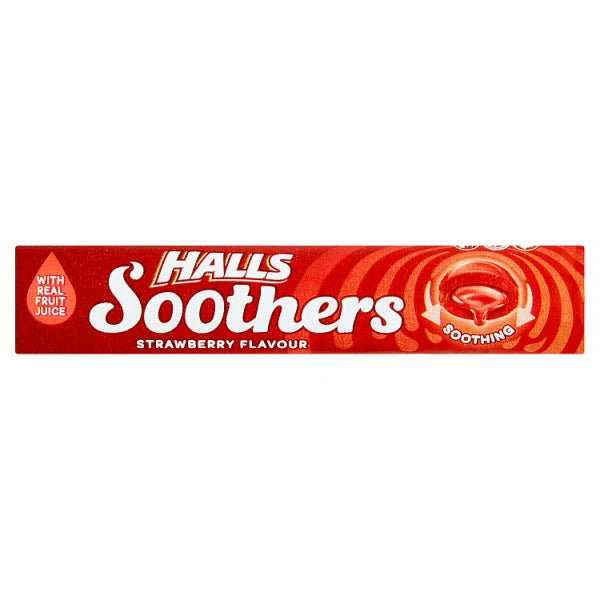 Halls Soothers Strawberry 45g