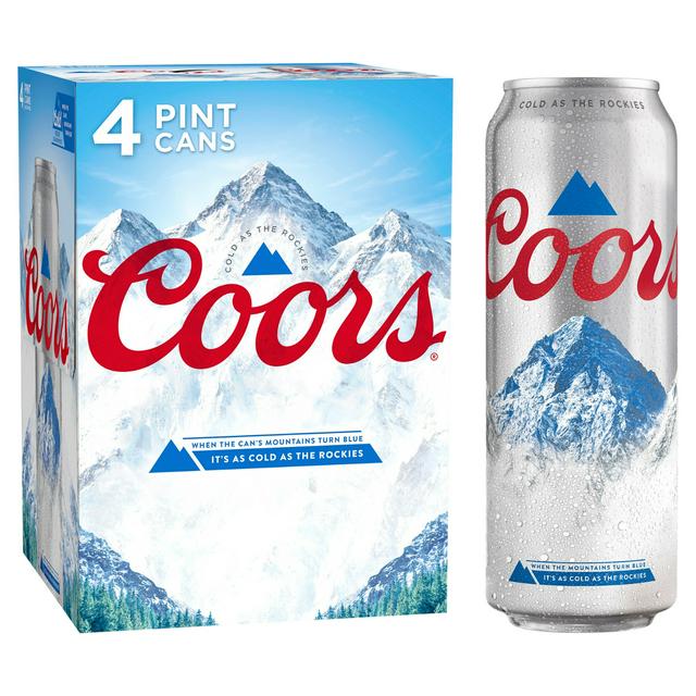 Coors Lager 4x568ml