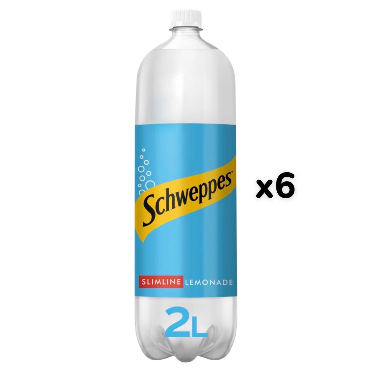 Schweppes Slimline Lemonade 6x2L