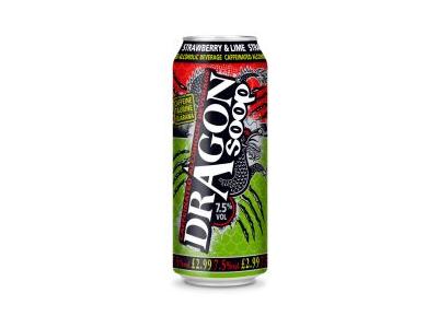 Dragon Soop Strawberry & Lime 500ml