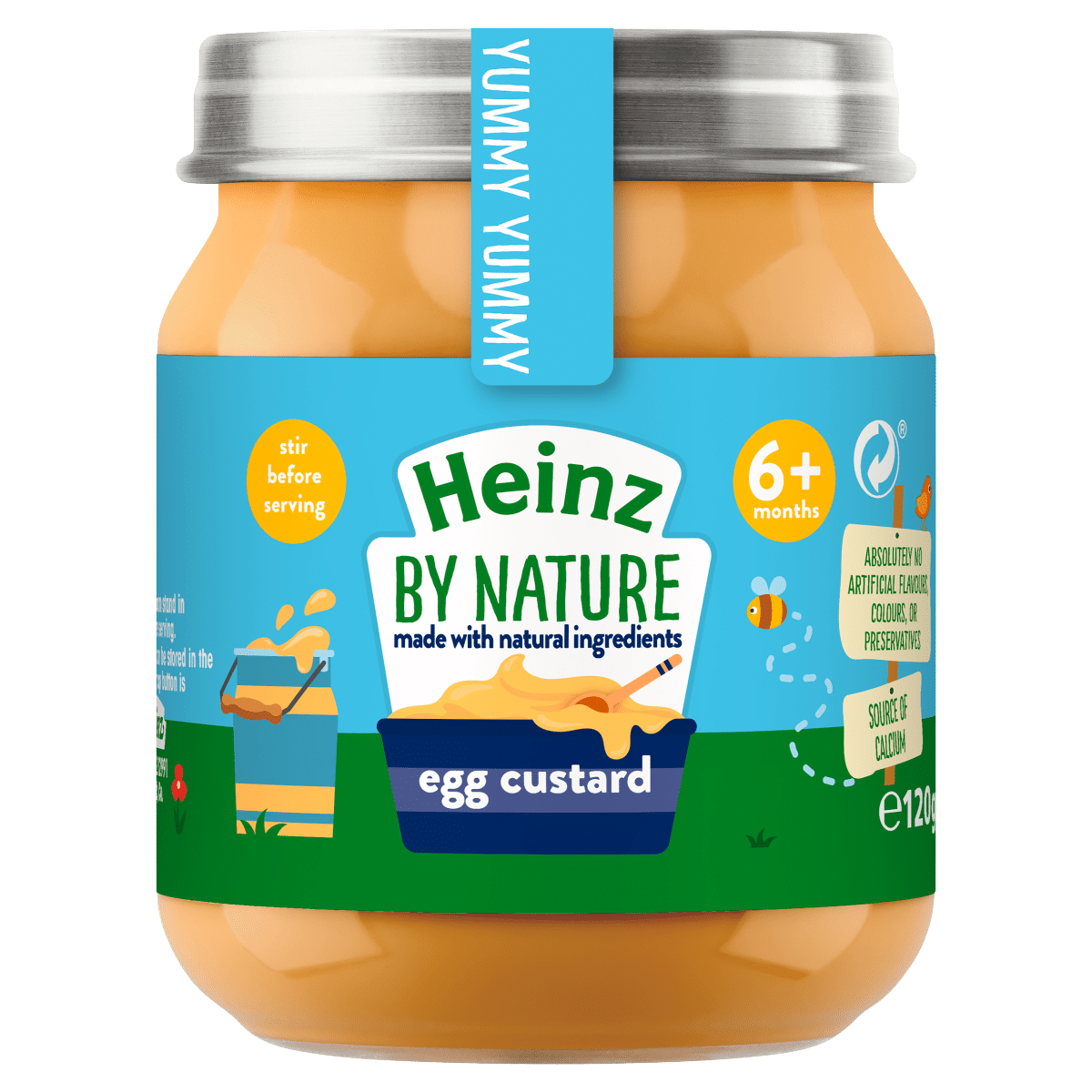 Heinz by Nature Egg Custard 6+Months 120g