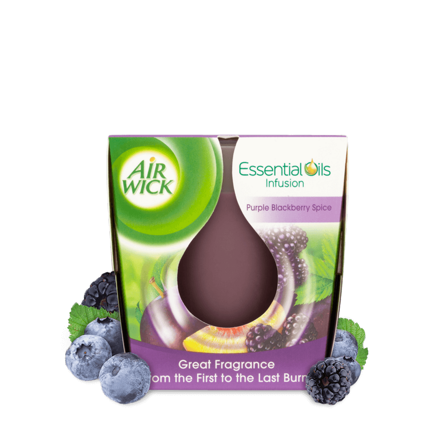 Air Wick Purple Blackberry Spice Candle