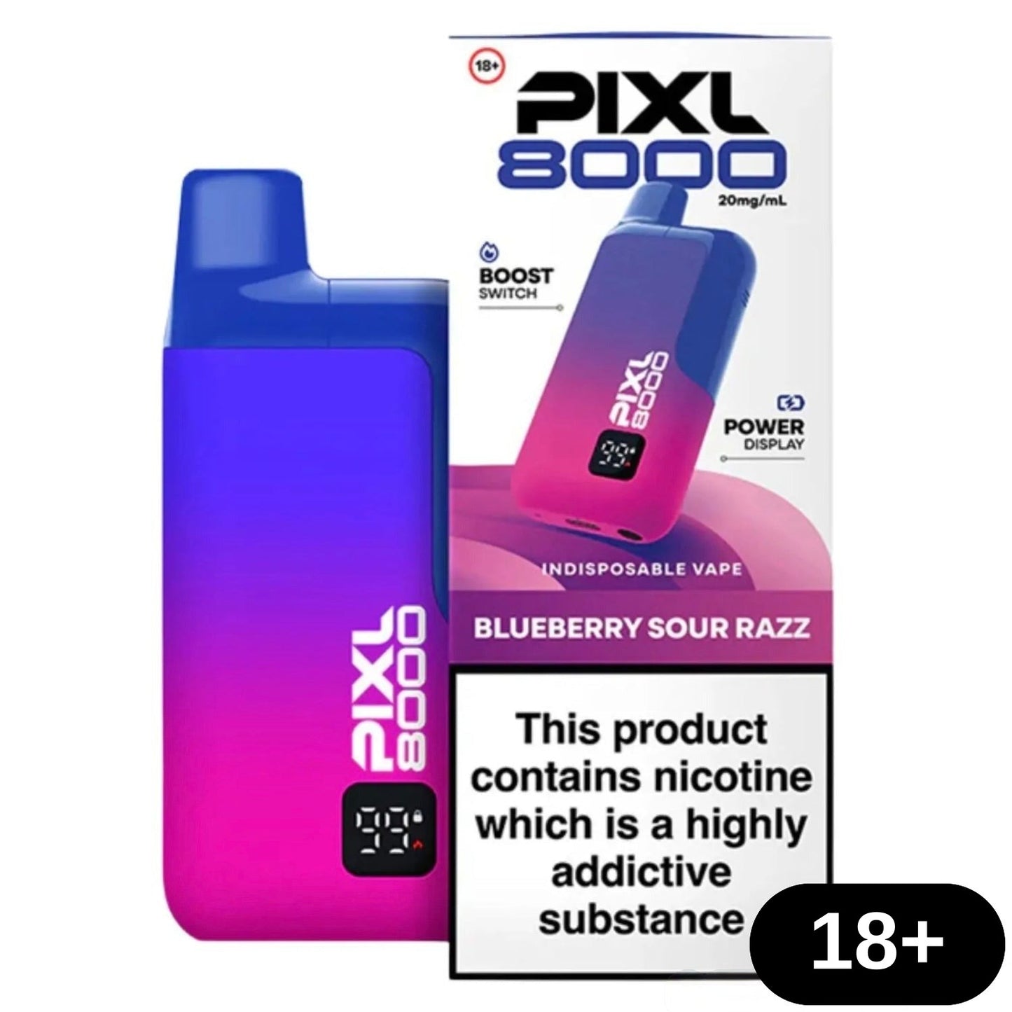 Product image with labels