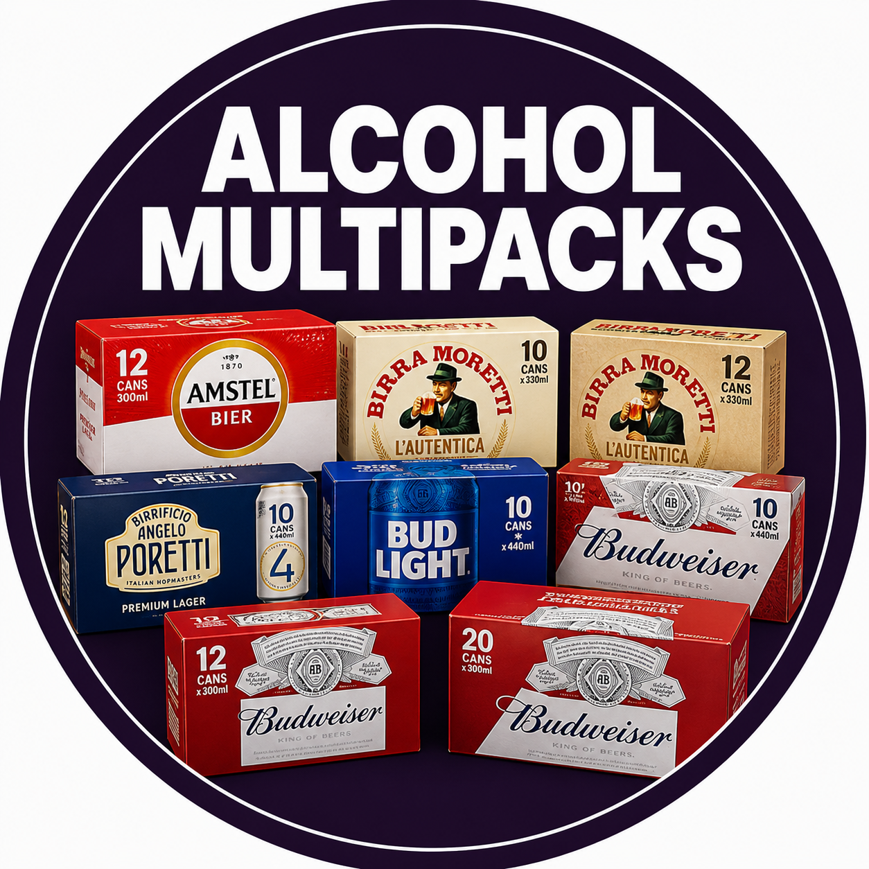 ALCOHOL MULTIPACKS