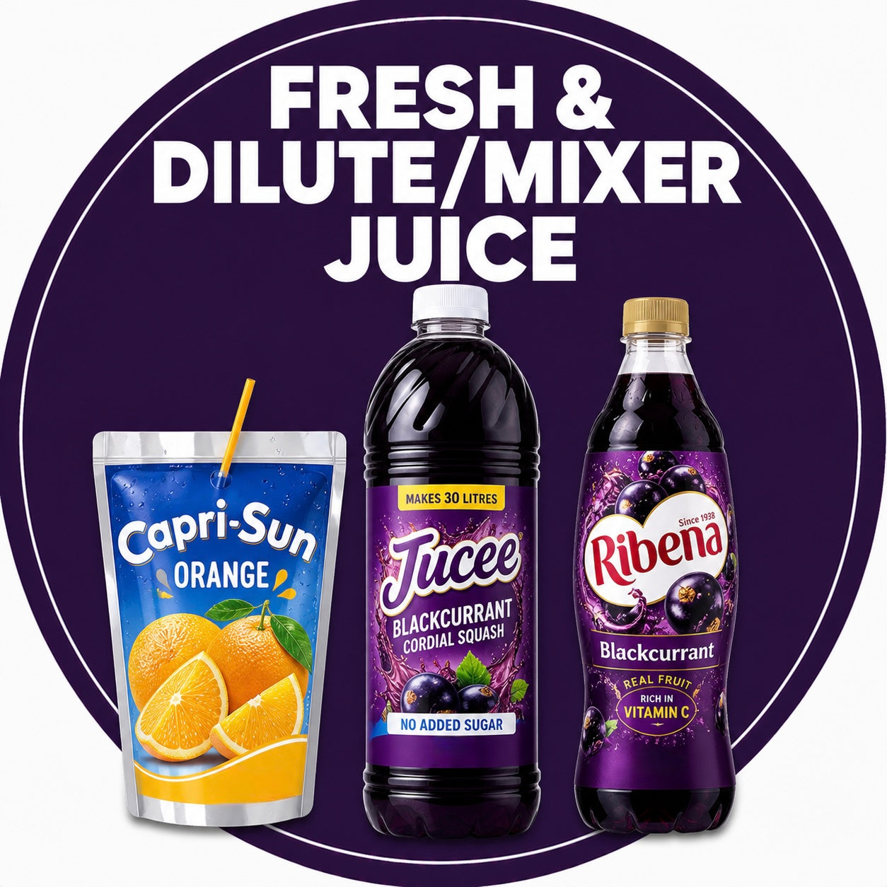 FRESH & DILUTE/MIXER JUICE