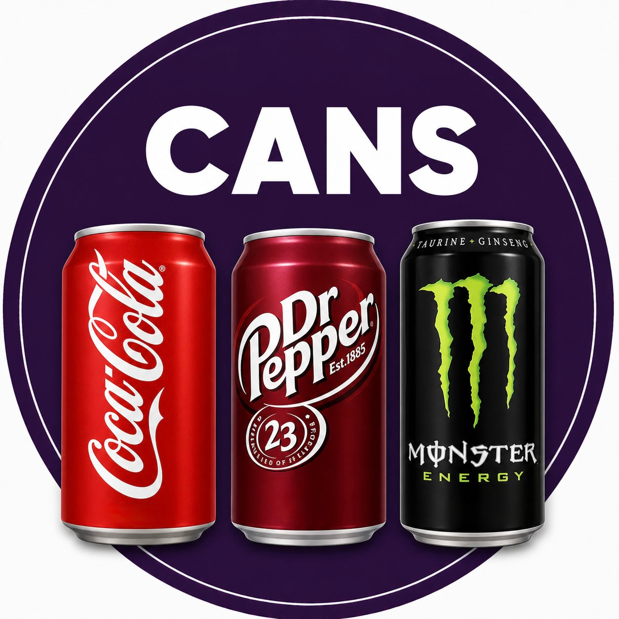 SOFT DRINKS CANS
