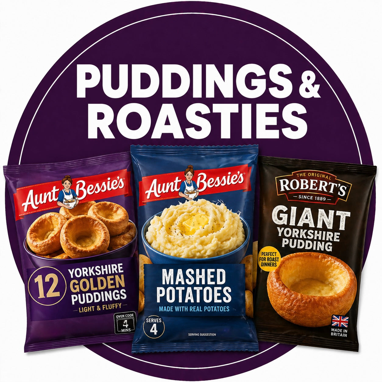PUDDINGS & ROASTIES