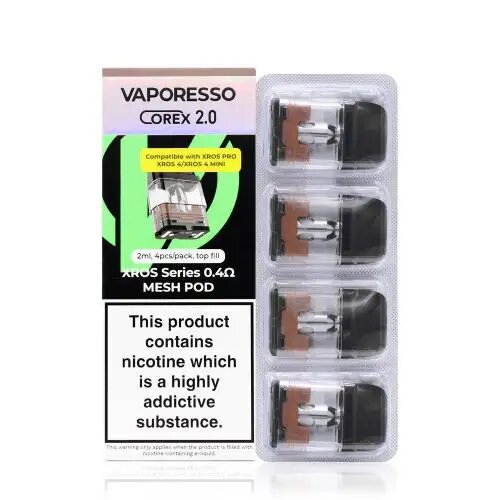 Vaporesso XROS 0.4 Mesh Pod 4 Pack