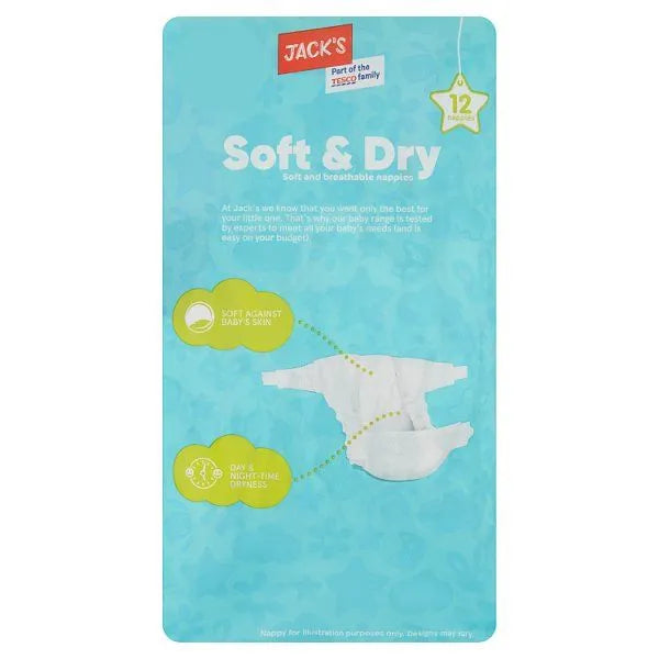 Jack's Soft & Dry Size 6 Nappies