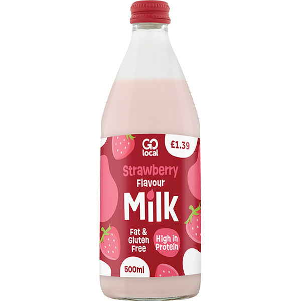 Go local Strawberry Milk 500ml
