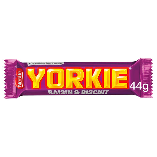 Nestle Yorkie Raison & Biscuit Bar 44g (CONFECTIONERY)