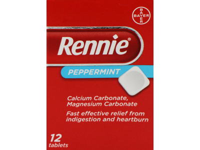 Rennie Peppermint 24 Tablets