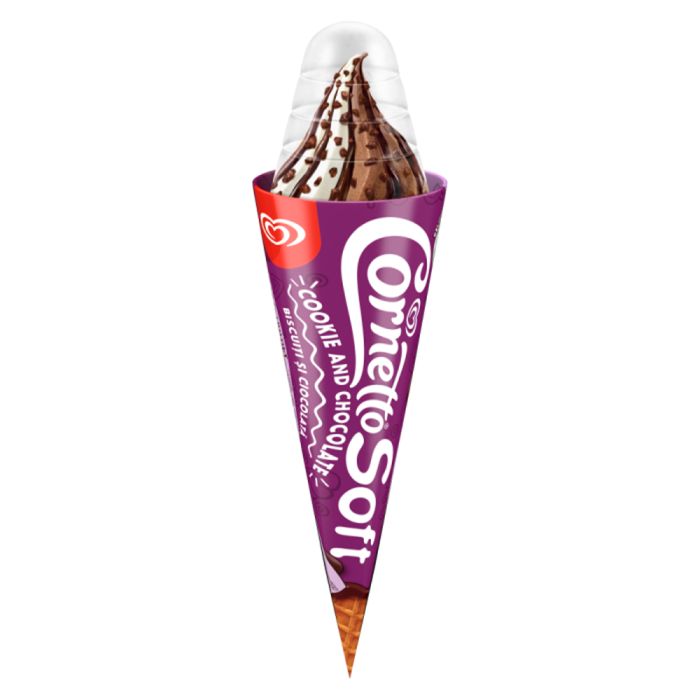 Wall's Cornetto Cookies & Chocolatey Ice Cream Cone 140ml