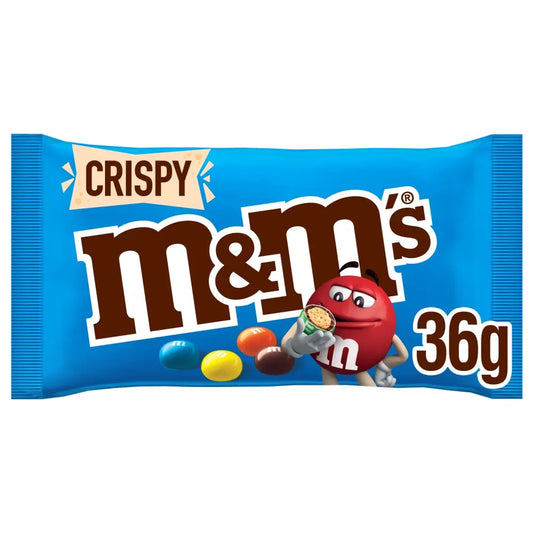 M&M Crispy Bag 36g (CONFECTIONERY)