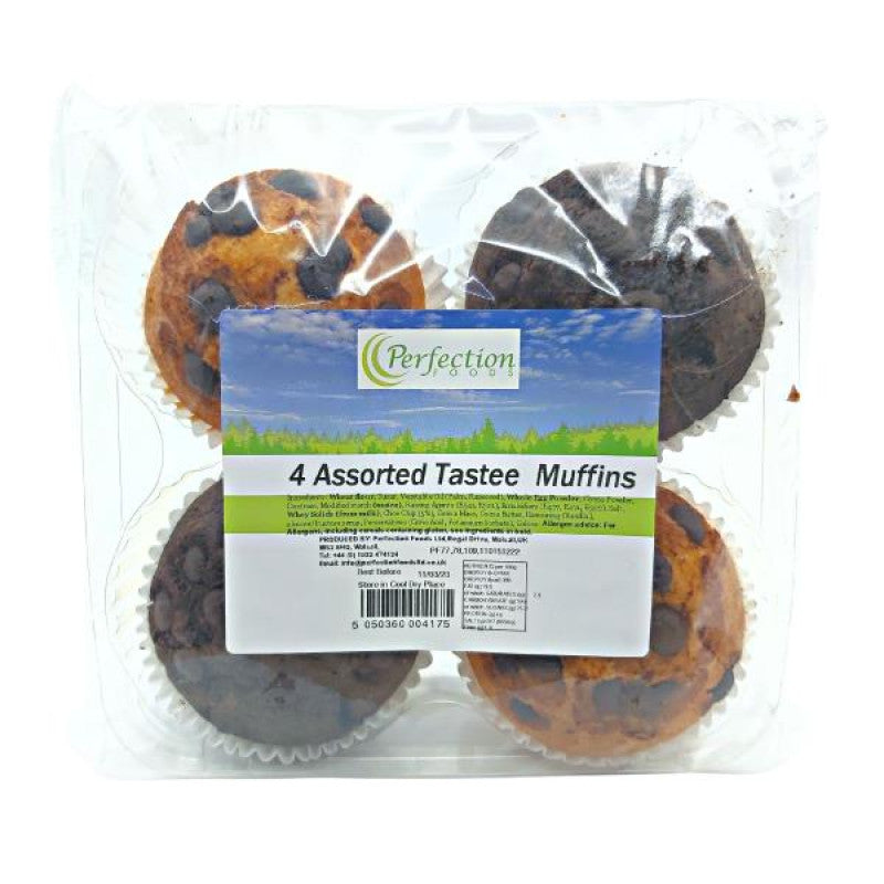 4 Assorted Tastee Muffins