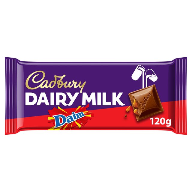 Cadbury Dairy Milk Daim Block 120g