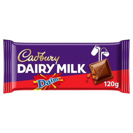 Cadbury Dairy Milk Daim Block 120g