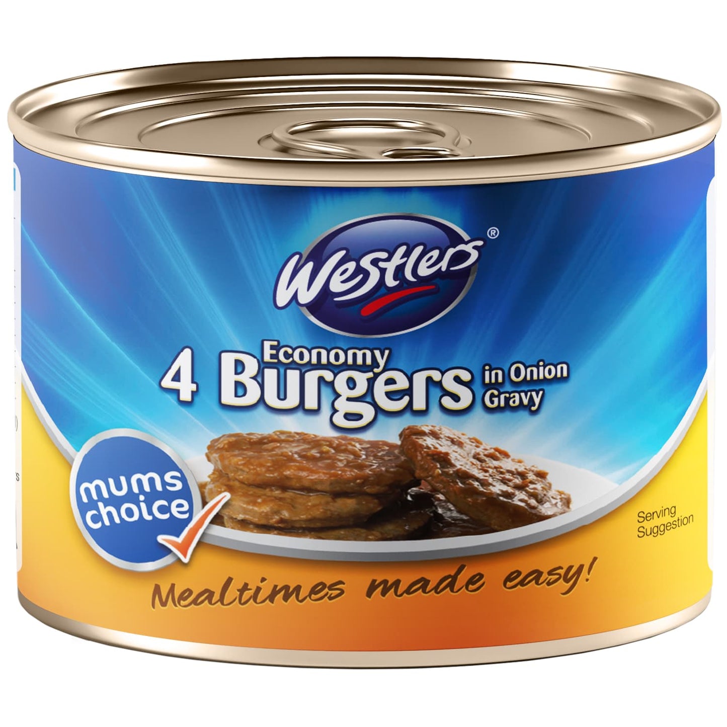 Westlers 4 Burgers in Onion Gravy 425g