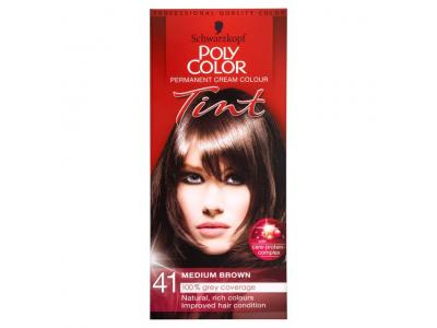 Poly Color Hair Colour Tint 41 Medium Brown