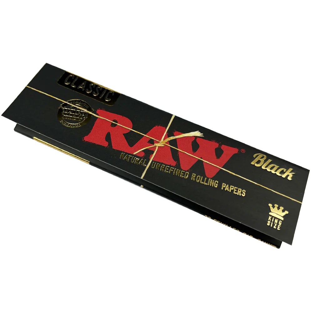 Raw Black Classic Rolling Papers Kingsize Slim