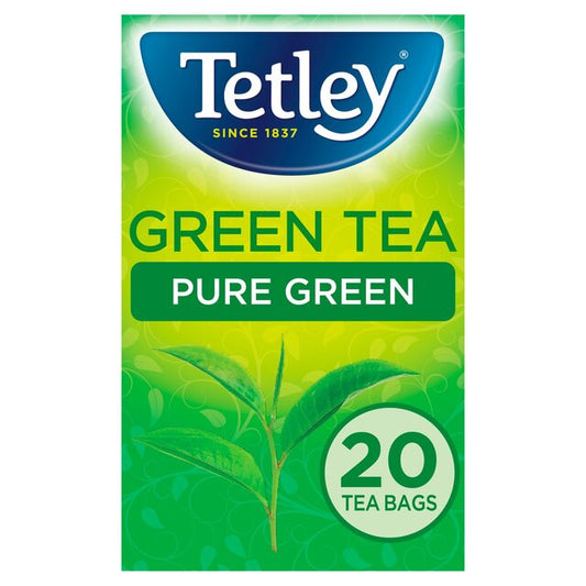 Tetley Green Tea 20 Bags 40g (BEVERAGES)