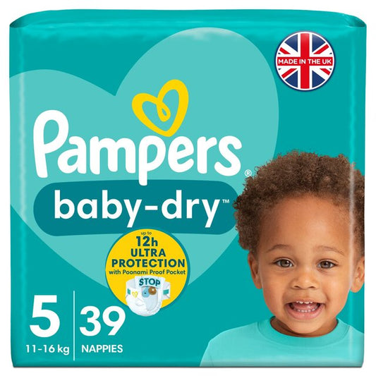 Pampers Baby-Dry Size 5 Nappies (CHILDCARE)