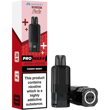 Hayati Pro Max+ Cherry Berry 6000+ Puffs Pods