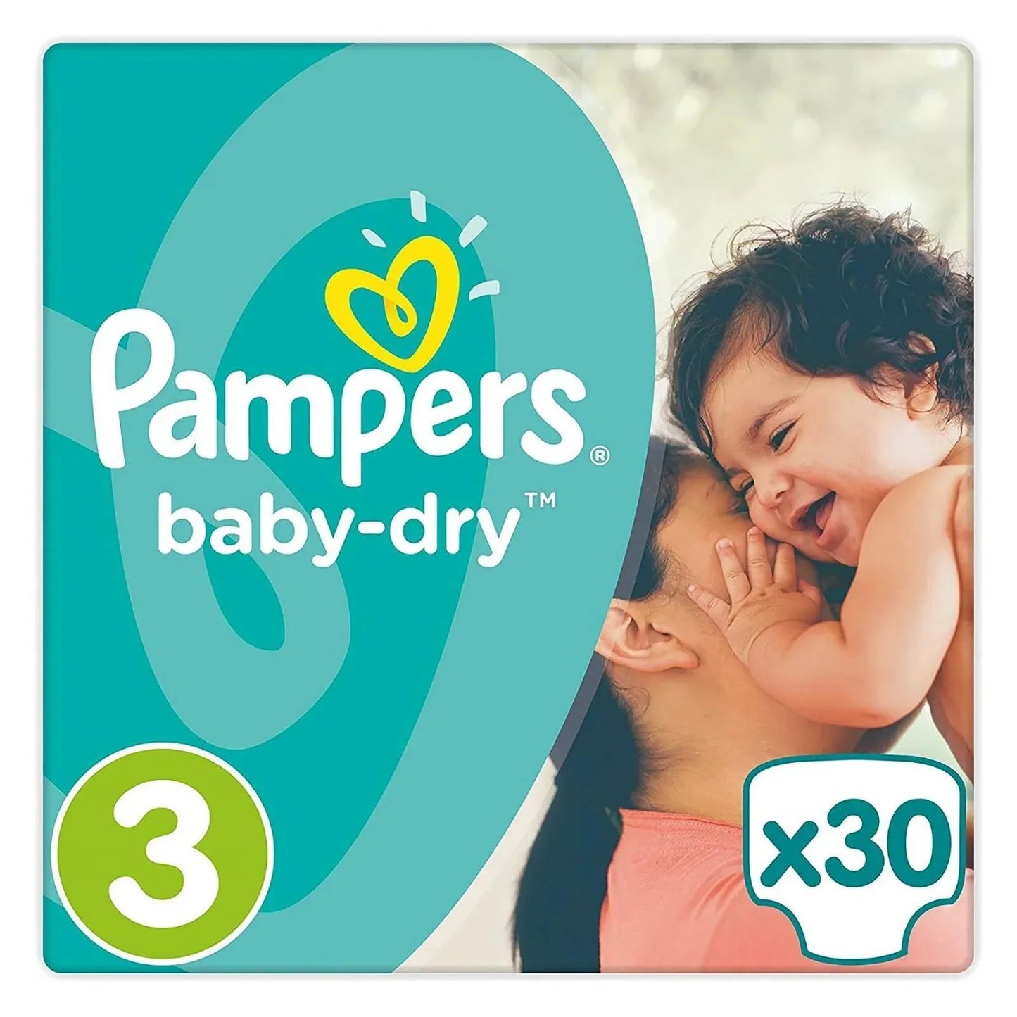 Pampers Baby-Dry Size 3 Nappies