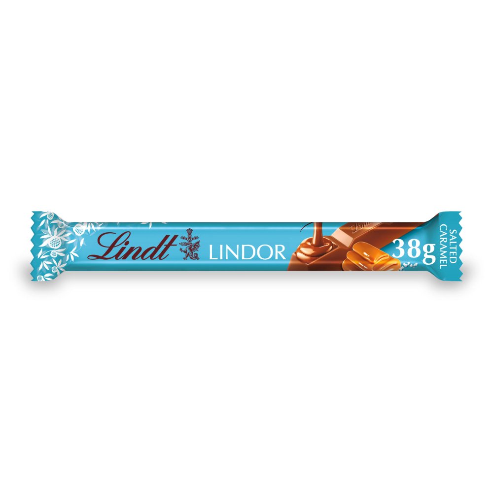 Lindt Lindor Salted Caramel Bar 38g (CONFECTIONERY)