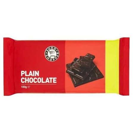 Euro Shopper Plain Chocolate 100g