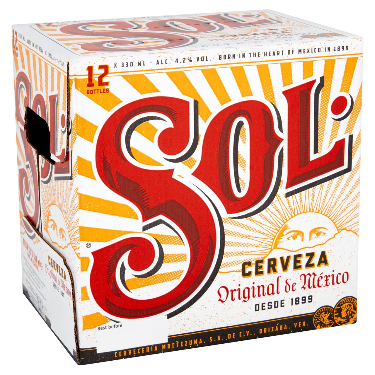 Sol Lager Bottles 12x330ml (MULTIPACK)