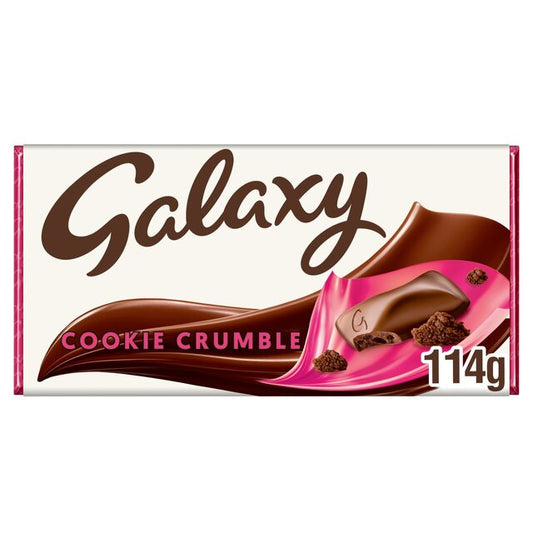 Galaxy Cookie Crumble Block 114g