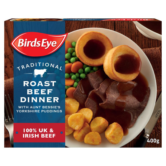 BirdsEye Traditional Roast Beef Dinner 400g (FROZEN)