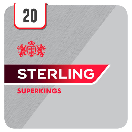 Sterling Red 20 Superkings