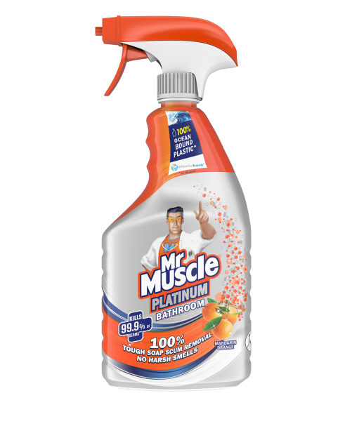 Mr Muscle Platinum Bathroom Cleaning Spray 750ml